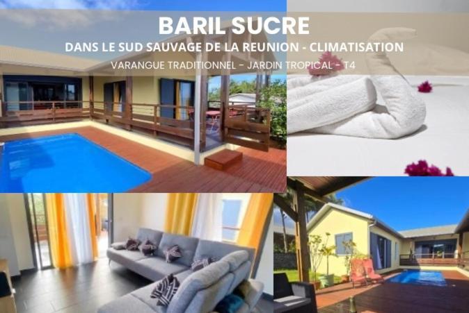 Baril Sucre - Piscine- Jardin - By Sister Home Сен-Филипп Экстерьер фото